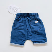 Load image into Gallery viewer, Band of Boys Just a Triangle Patch Shorts Blue NEW (5y)
