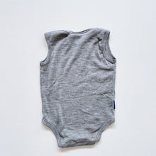 Load image into Gallery viewer, The Sleep Store Singlet Bodysuit Grey Merino (1y)
