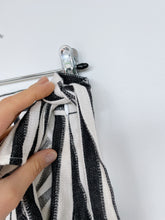 Load image into Gallery viewer, Superette B/W Stripe Wrap Skirt (14)
