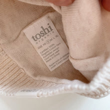 Load image into Gallery viewer, Toshi Organic Cotton Beanie Pom-Poms/ Beige (S/6-12m)
