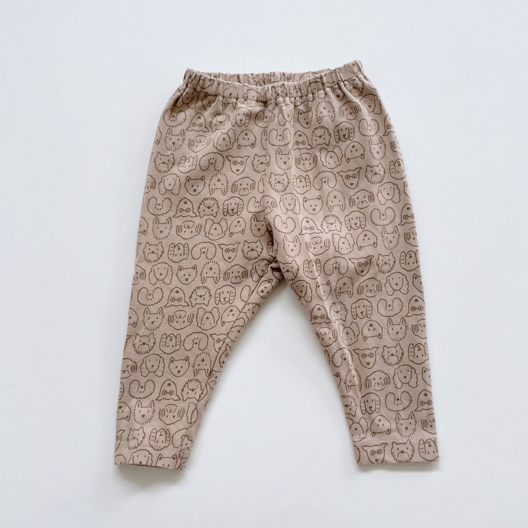 Uniqlo Pants Tan Dogs (12-18m)