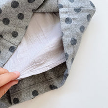 Load image into Gallery viewer, Chickeeduck Wool Polkadot Dress Grey (2y)
