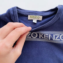 Load image into Gallery viewer, KENZO T-Shirt Navy Logo (6-12m)
