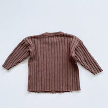 Load image into Gallery viewer, Belle &amp; Sun Stripe Knit Jumper Brown (2y)
