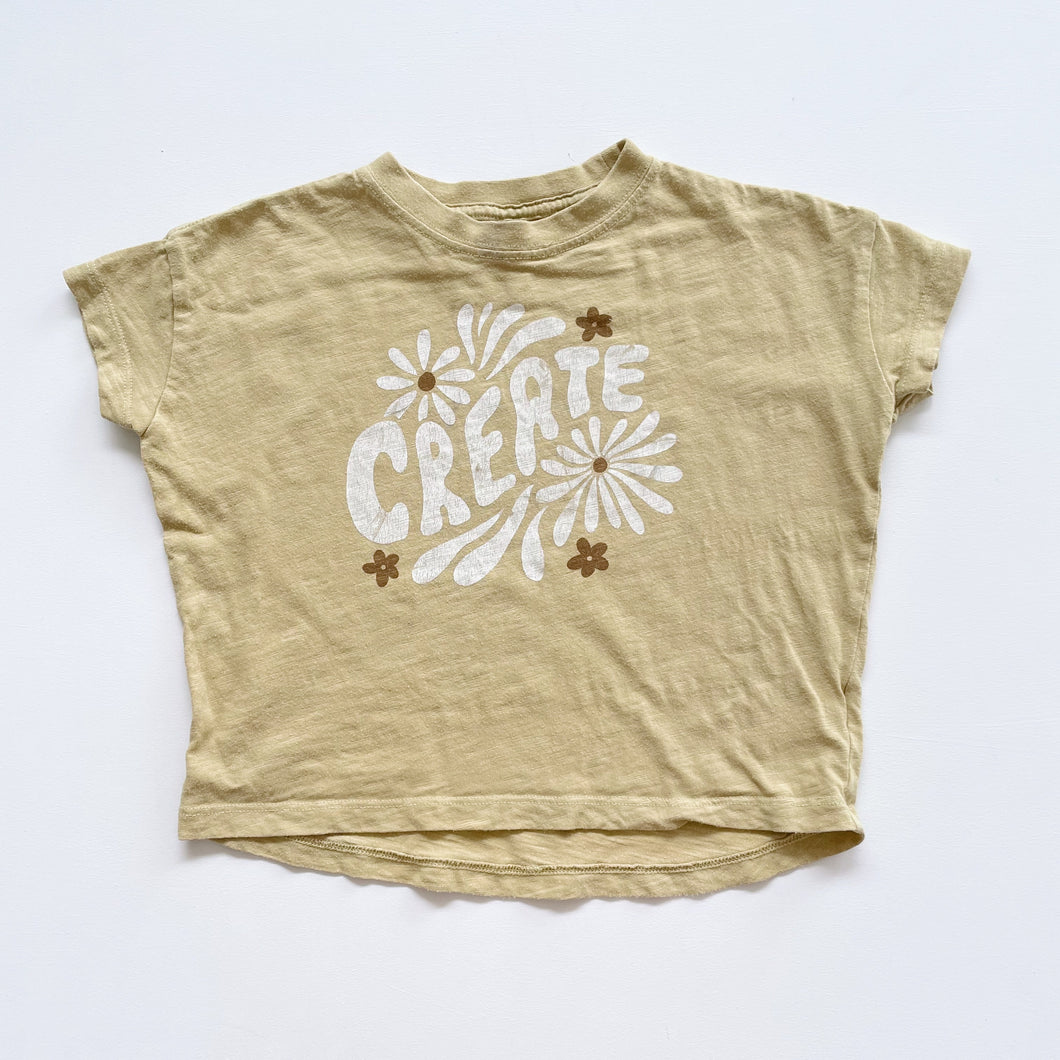Rylee + Cru Kindy Top Yellow Floral (2-3y)
