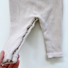 Load image into Gallery viewer, Beige Cotton Knit Overalls (1y)
