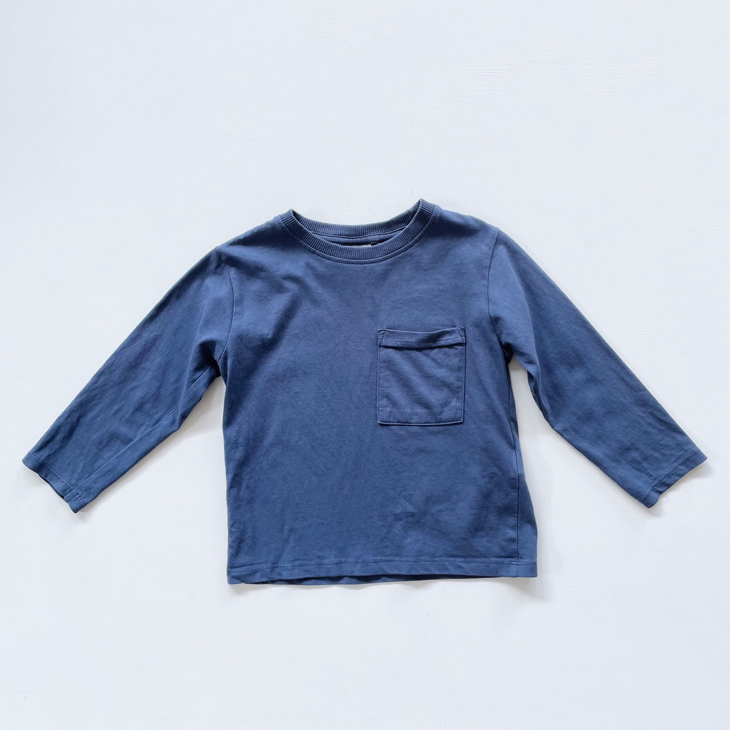 Zara L/S Tee Blue (18-24m)