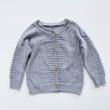 Load image into Gallery viewer, Jamie Kay Cable Cardigan Grey (5y)
