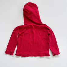 Load image into Gallery viewer, Handmade Red/Rocket Pattern Hoodie (4y)
