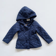 Load image into Gallery viewer, Kidk!nd Light Weight Quilt Jacket Navy (3-4y
