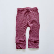 Load image into Gallery viewer, Baby Baby Merino Pants Dark Purple NWOT (3-6m)
