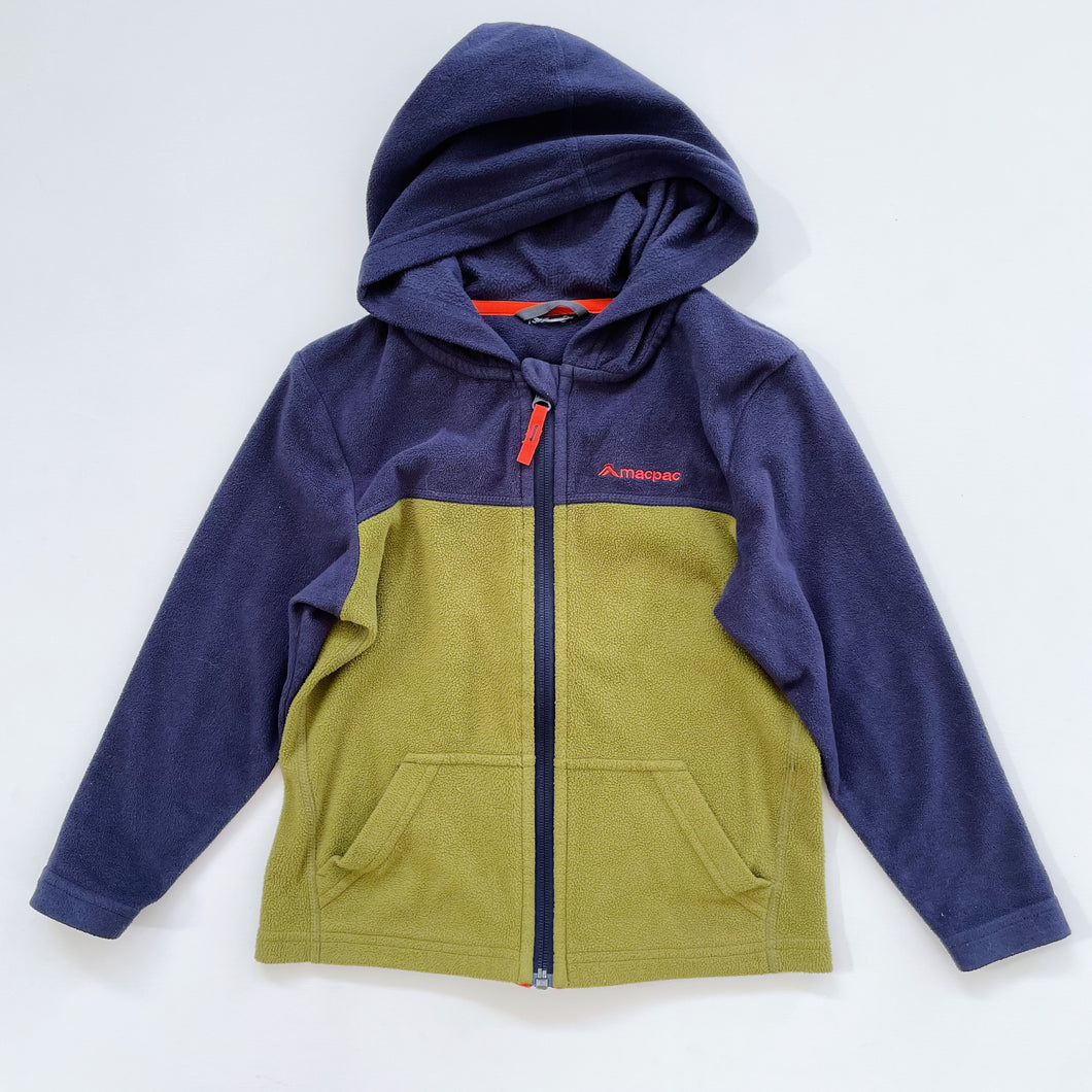 Macpac Fleece Hoodie Blue/Green (4y)