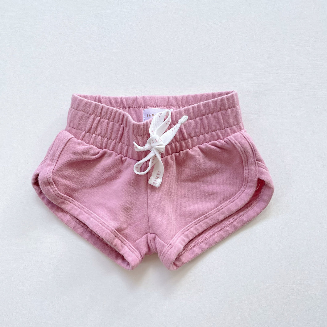 Jamie Kay Organic Cotton Pink Shorts (3-6m)
