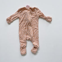 Load image into Gallery viewer, Kynd Baby Long Sleeve Onesie Rust/Dots (0-3m)
