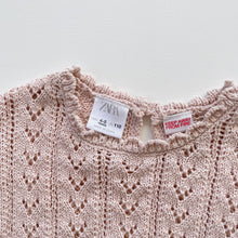 Load image into Gallery viewer, Zara Crochet/ Knit Top Beige (4-5y)
