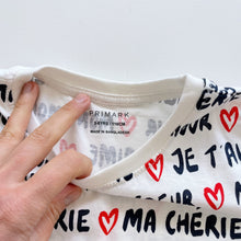Load image into Gallery viewer, My Darling T-Shirt French Words (5-6y)
