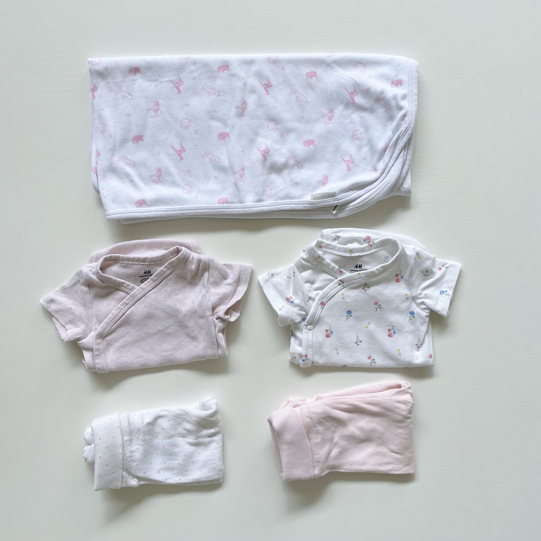 H&M/ Purebaby Organic Cotton Bundle 5x (newborn)