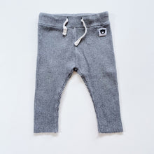 Load image into Gallery viewer, HUX Organic Rib Leggings Light Grey (6-12m)
