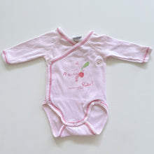 Load image into Gallery viewer, Petit Bateau Kimono Bodysuit Pink Radish (newborn)
