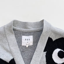 Load image into Gallery viewer, HUX Long Cardi B/W Bear Grey (4y)
