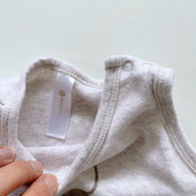 Load image into Gallery viewer, Dymples Safari Romper Organic Cotton Oatmeal (6-12m)
