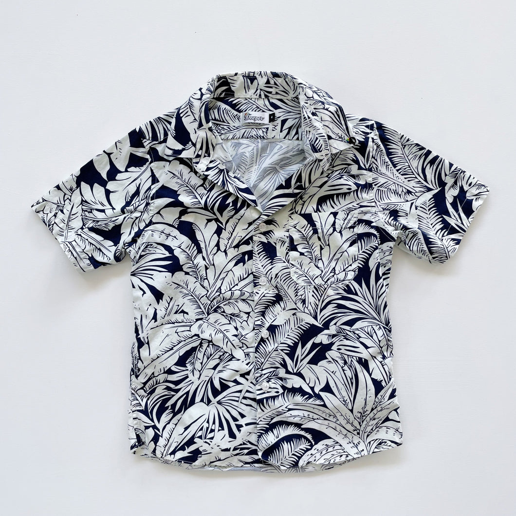 Blue Floral Shirt (5-6y)