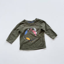 Load image into Gallery viewer, Dymples Mummy Is My World L/S Tee Green (6-12m)
