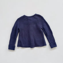 Load image into Gallery viewer, M&amp;S Cotton Knit Cardigan Navy (4y)
