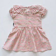 Load image into Gallery viewer, Rock Your Baby Organic Cotton Dress Red Hearts NEW (12-18m)
