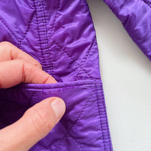 Load image into Gallery viewer, Burberry Lightweight Kindy Quilt Jacket Purple (4y)
