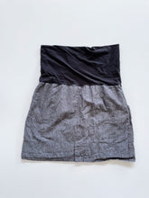 Load image into Gallery viewer, Egg Maternity Linen Blend Skirt Charcoal (L/3)
