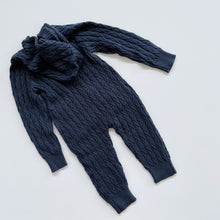 Load image into Gallery viewer, Jamie Kay Knit All-In-One Navy NEW (2y)
