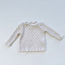 Load image into Gallery viewer, Zara Rip L/S Top Dots (6-9m)
