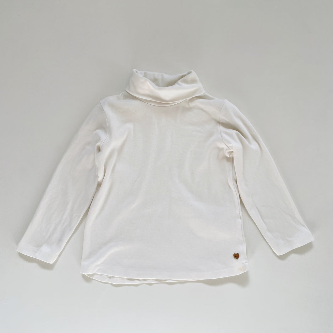Zara Roll Neck Top White (4y)