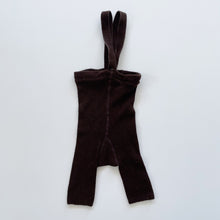 Load image into Gallery viewer, Silly Silas Short Suspender Tights Brown (2y)
