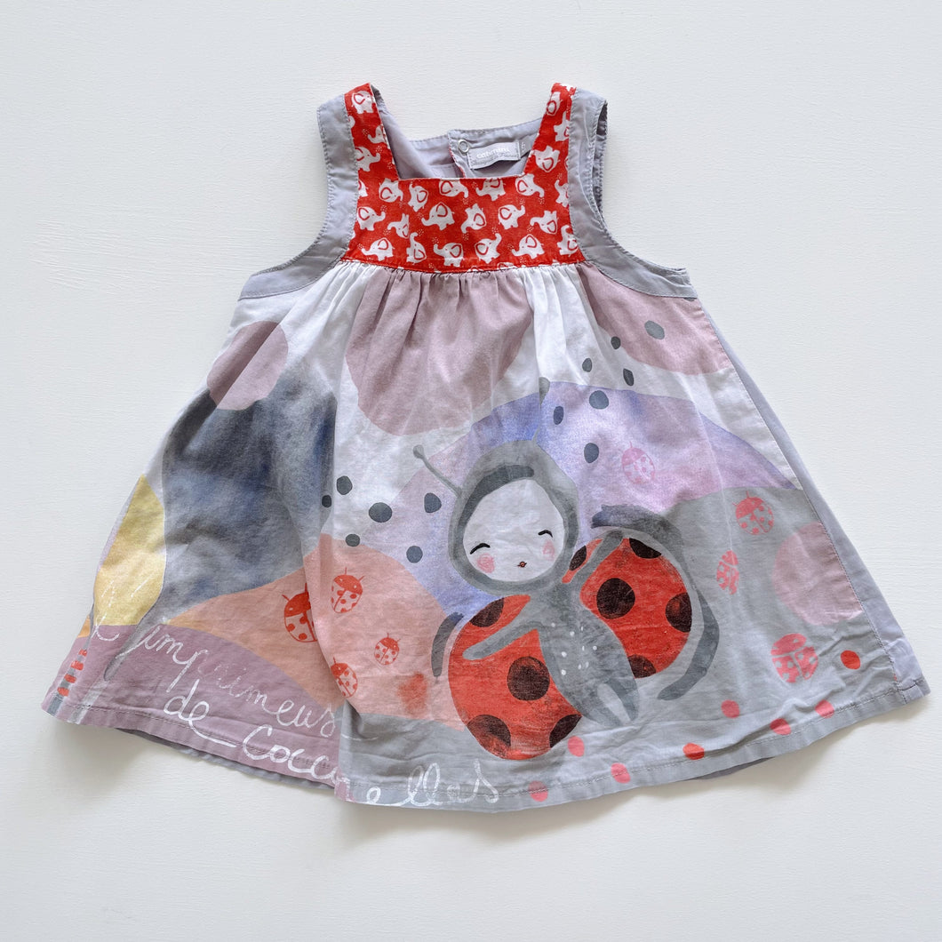 Catimini Dress Ladybug (3-6m)