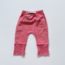 Load image into Gallery viewer, Nature Baby Organic Drawstring Pants Pink (0-3m)
