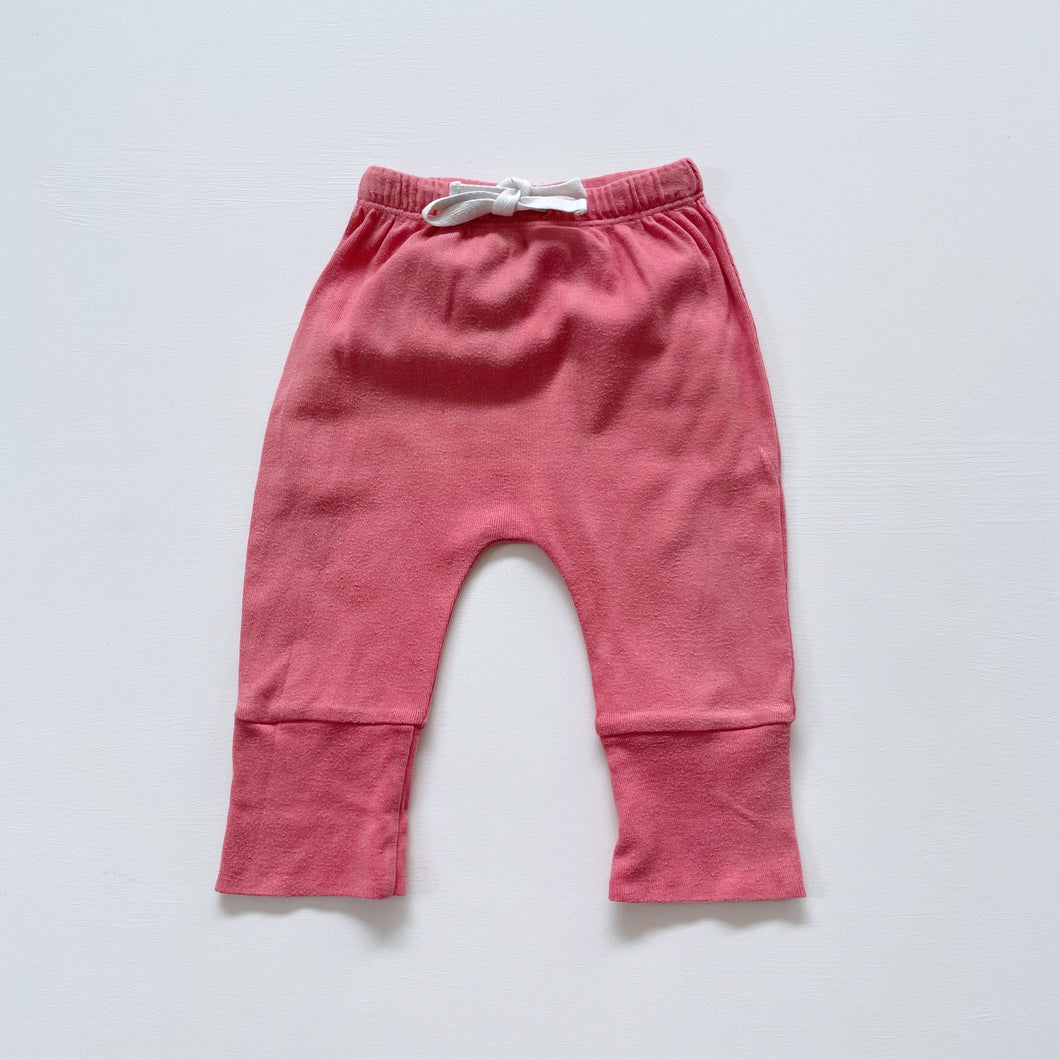Nature Baby Organic Drawstring Pants Pink (0-3m)