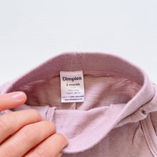 Load image into Gallery viewer, Dimples Merino Pants Purple Berry (0-3m)
