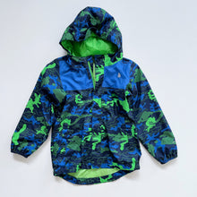 Load image into Gallery viewer, The North Face Windbreaker Jacket Green/Blue Camo (6y)
