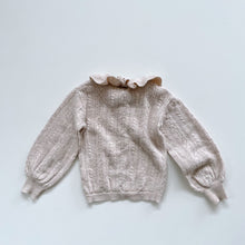 Load image into Gallery viewer, Jamie Kay Frill Collar Cardigan Oatmeal Marle (1y)
