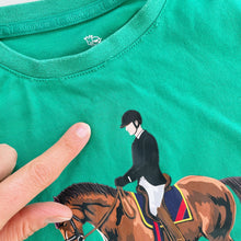 Load image into Gallery viewer, Horse Riding Kindy T-Shirt Green (4y)
