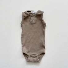 Load image into Gallery viewer, Jamie Kay Organic Sleeveless Bodysuit Rib Green (0-3m)
