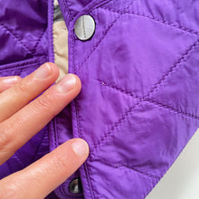 Load image into Gallery viewer, Burberry Lightweight Kindy Quilt Jacket Purple (4y)
