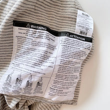 Load image into Gallery viewer, Moby Ring Sling Grey Stripes (8.36 to 14.97kgs)
