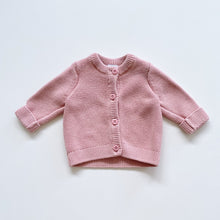 Load image into Gallery viewer, Hanna Andersson Organic Knit Cardigan Blush (3-6m)
