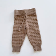 Load image into Gallery viewer, Jamie Kay Knit Pants Caramel Cream (3-6m)
