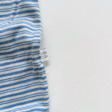 Load image into Gallery viewer, BABU Merino All-In-One Blue Stripes (3-6m)
