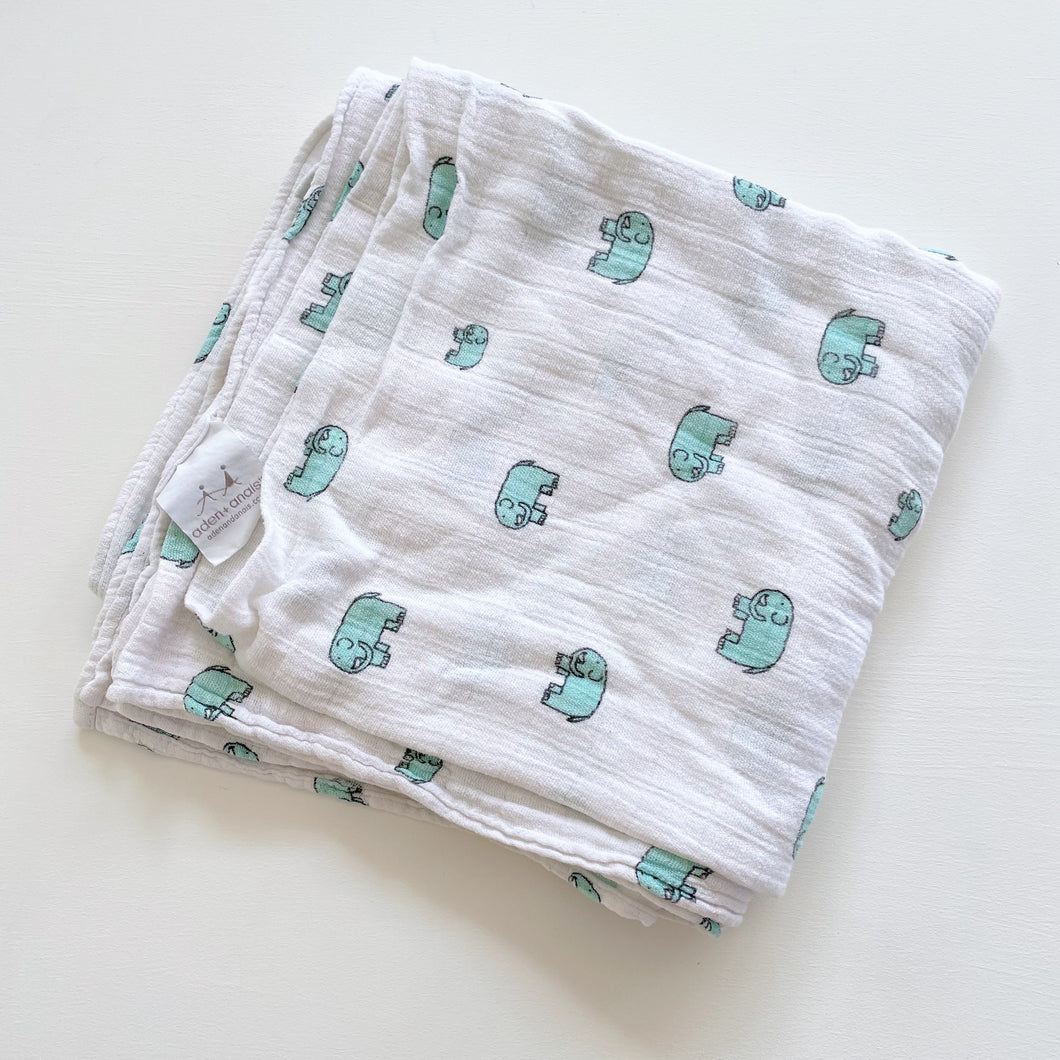 Aden + Anais Muslin Wrap Elephants (120cm x 120cm)