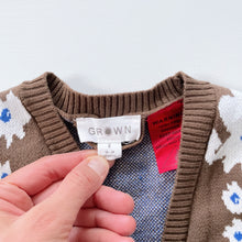 Load image into Gallery viewer, Grown Organic Cotton Floral Cardigan (2y)
